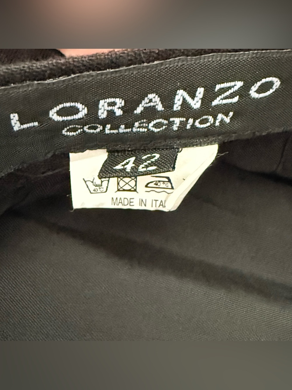Loranzo Collection Made in Italy Linen Ruffle Skirt Size 42 - Picture 5 of 6